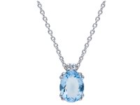 Collana Babila Milano Donna Colore in Oro bianco Acquamarina 1.14 Ct 206030 - 206030